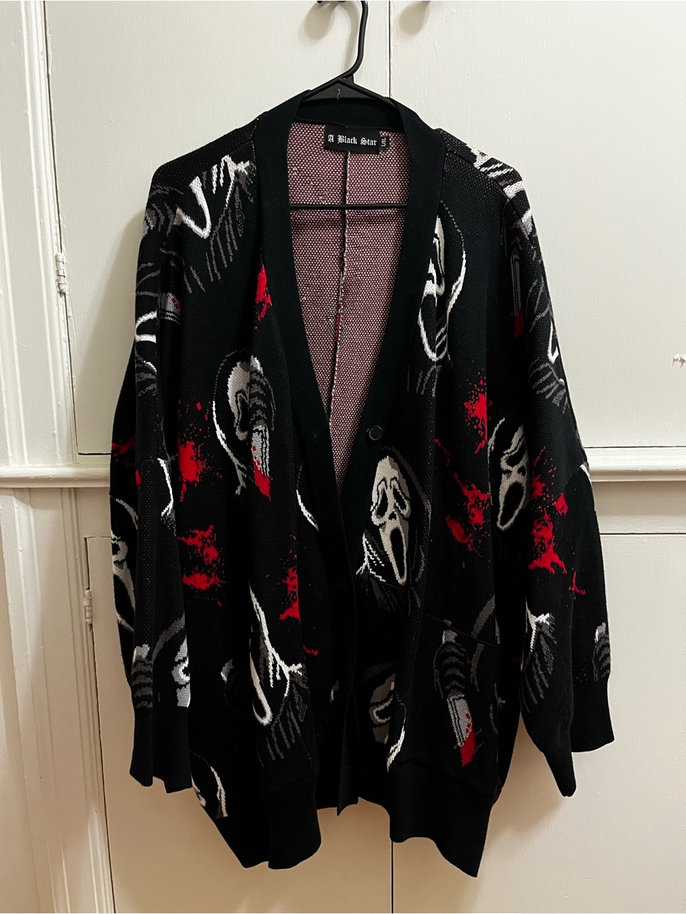 A Blackstar Co. Scream Cardigan Sweater
